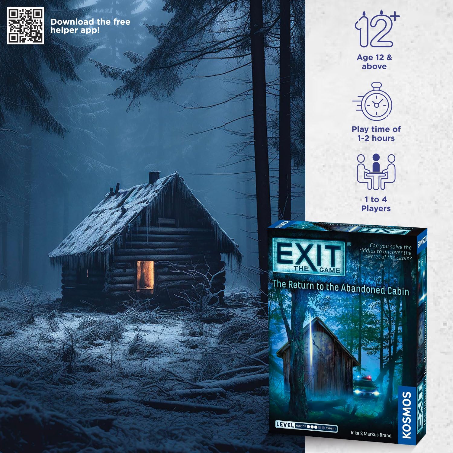 Foto 3 pulgar | Juego De Mesa Thames & Kosmos Exit: El Regreso A La Cabaña Abandonada - Venta Internacional.