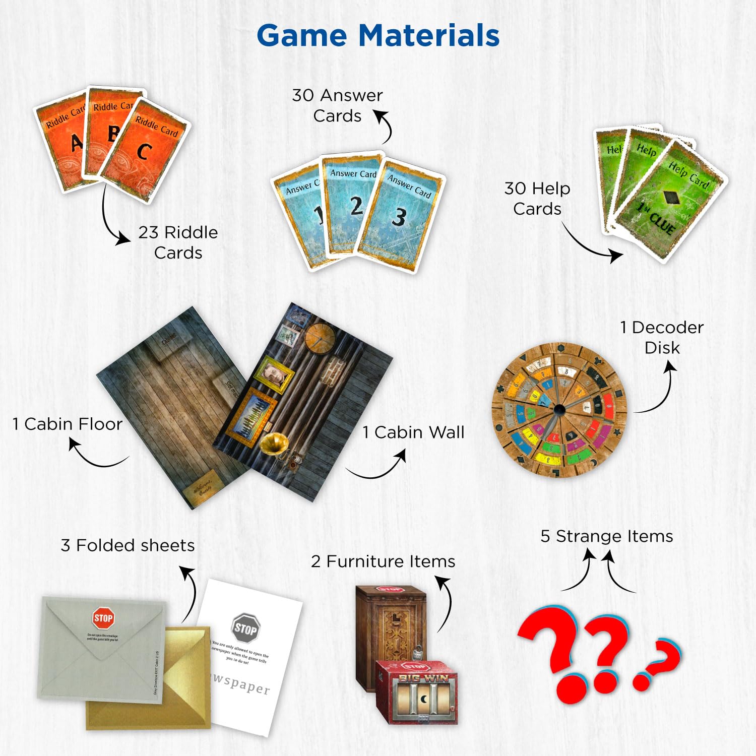 Foto 3 | Juego De Mesa Thames & Kosmos Exit: El Regreso A La Cabaña Abandonada - Venta Internacional.