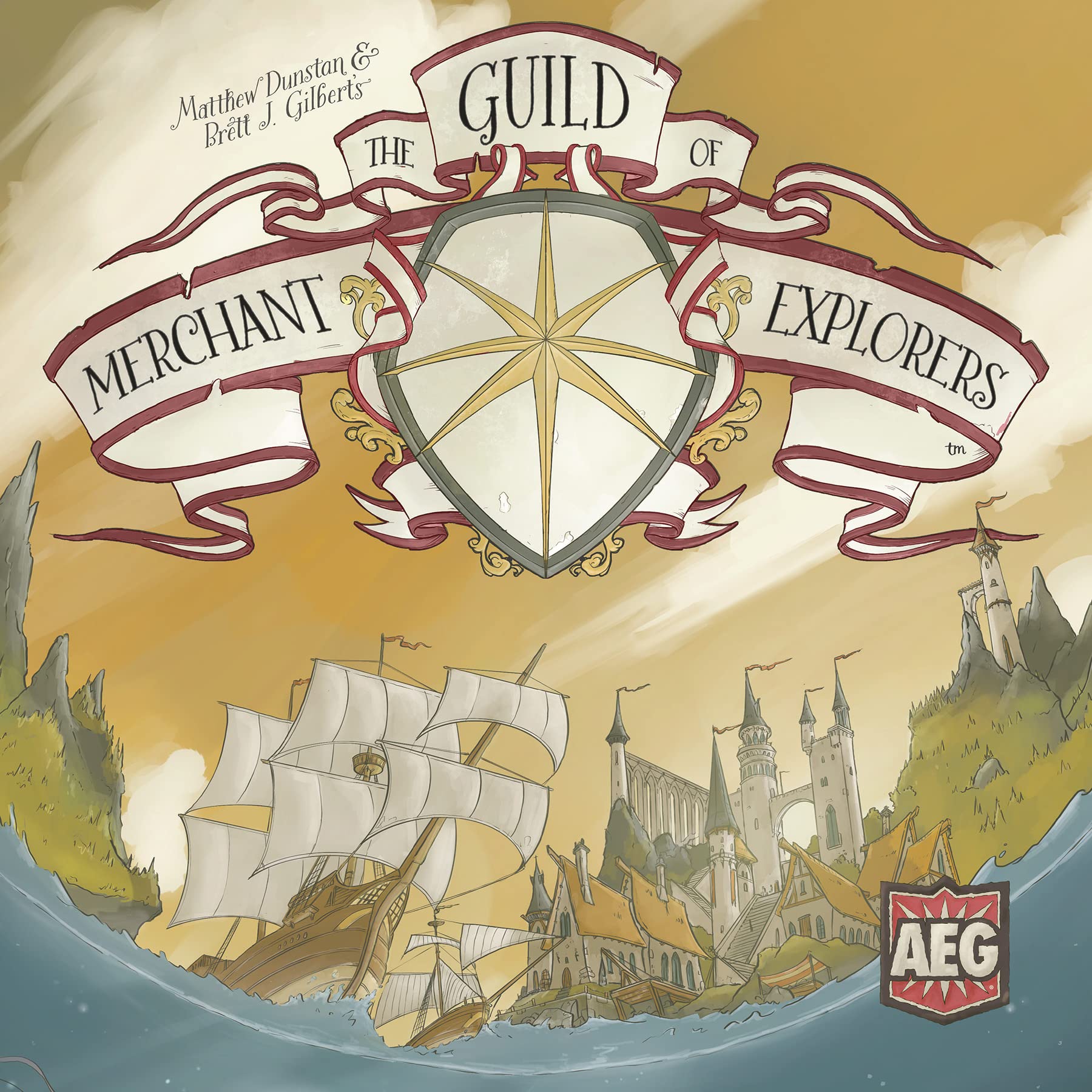Foto 4 pulgar | Juego De Mesa Aeg The Guild Of Merchant Explorers 1-4 Jugadores - Venta Internacional.
