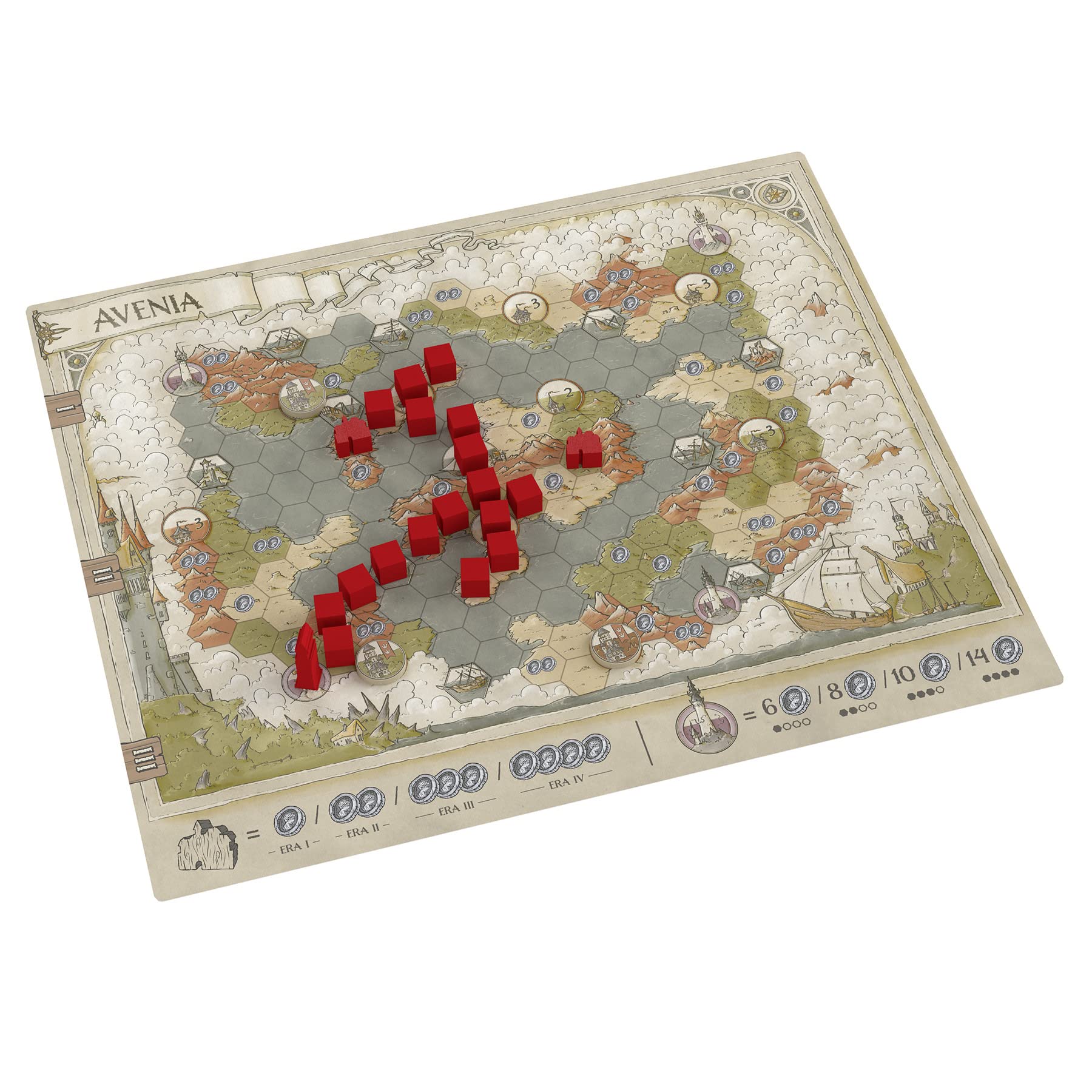 Foto 7 pulgar | Juego De Mesa Aeg The Guild Of Merchant Explorers 1-4 Jugadores - Venta Internacional.