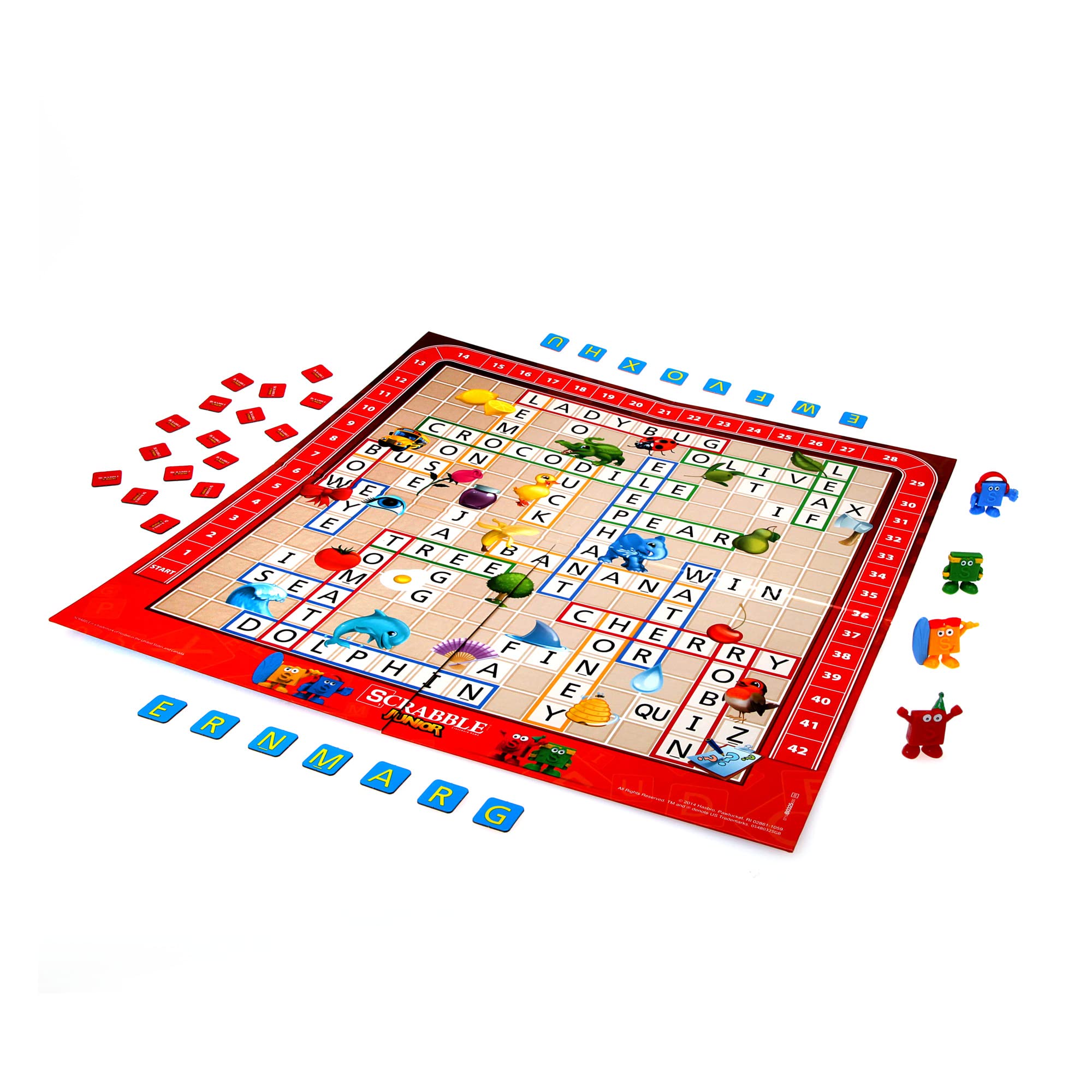 Foto 2 | Juego De Mesa Hasbro Gaming Scrabble Junior Para 2-4 Jugadores O Más De 5 Años - Venta Internacional.