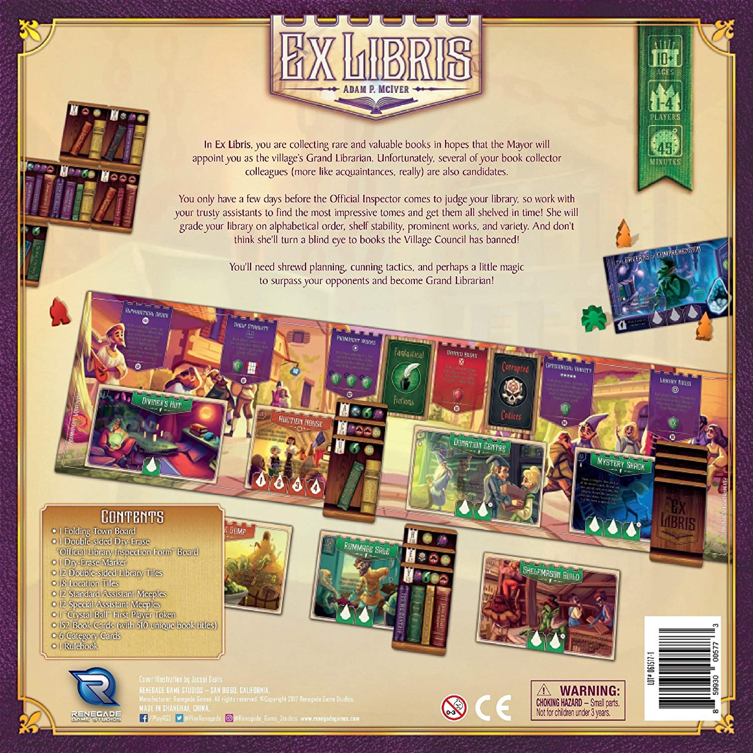 Foto 3 pulgar | Juego De Mesa Renegade Game Studios Ex Libris - Venta Internacional.
