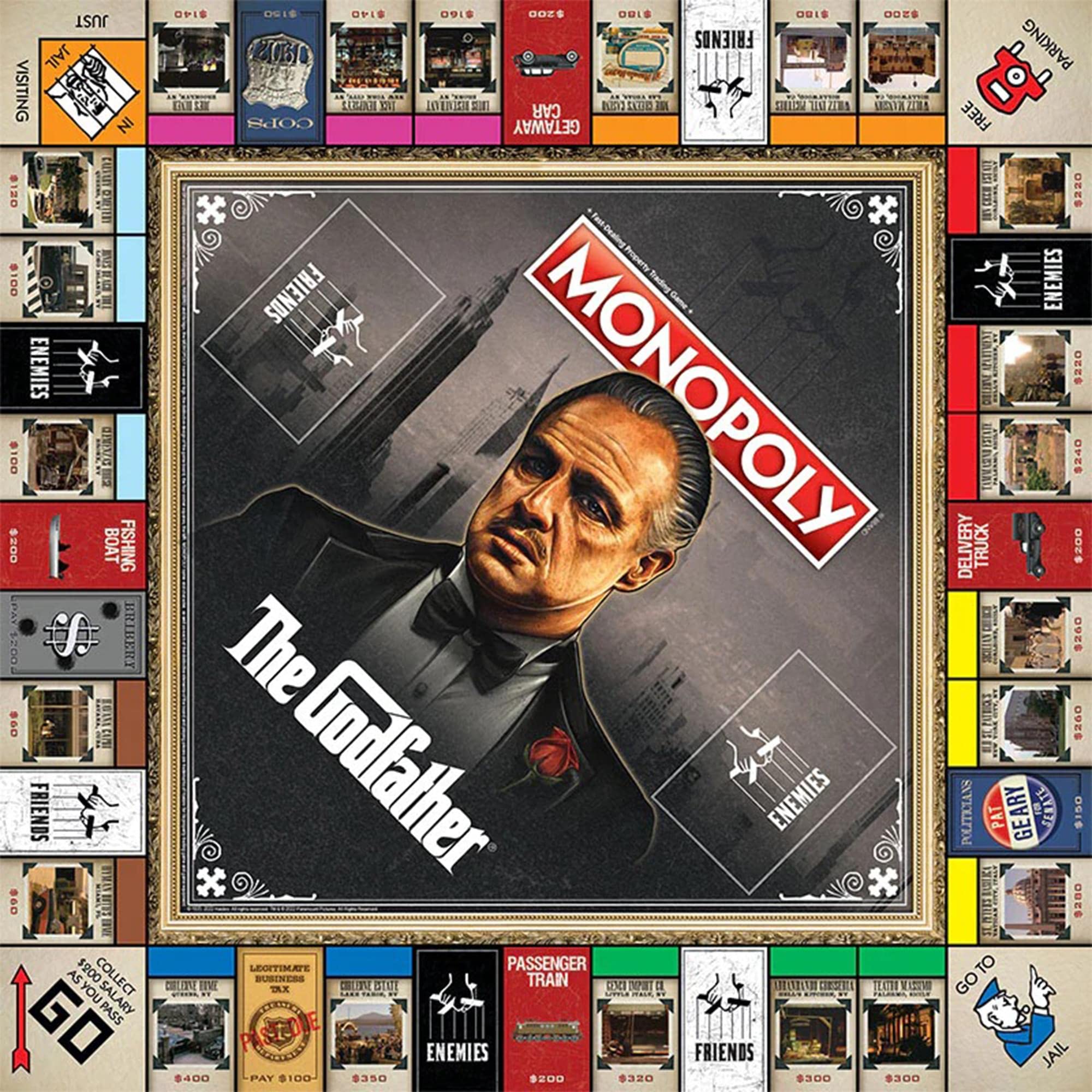 Foto 4 pulgar | Juego De Mesa Monopoly The Godfather 50th Anniversary - Venta Internacional.