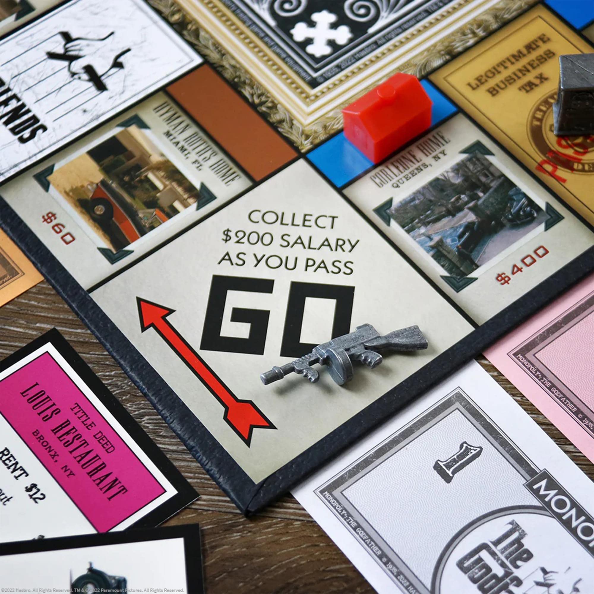 Foto 5 pulgar | Juego De Mesa Monopoly The Godfather 50th Anniversary - Venta Internacional.