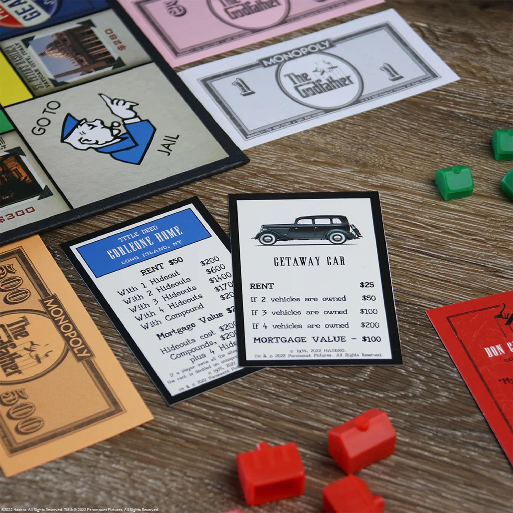 Foto 6 pulgar | Juego De Mesa Monopoly The Godfather 50th Anniversary - Venta Internacional.