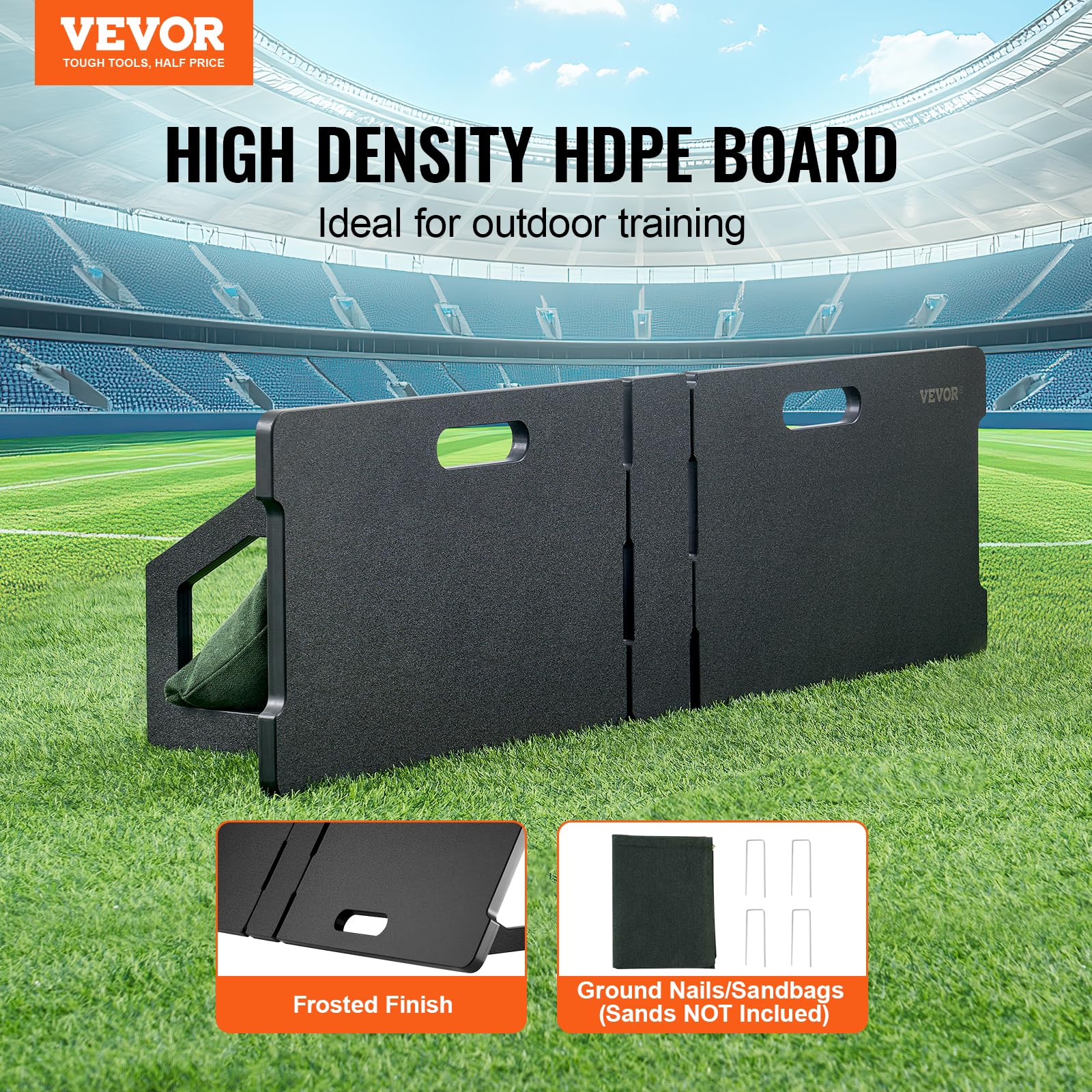 Foto 3 pulgar | Tabla Reboteadora De Fútbol Vevor De 45 X 13 Cm Con 2 Ángulos Para Entrenamiento - Venta Internacional.