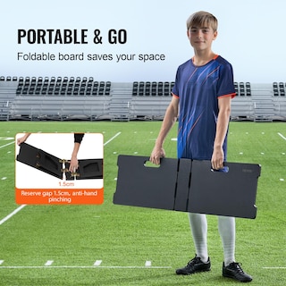 Foto 4 | Tabla Reboteadora De Fútbol Vevor De 45 X 13 Cm Con 2 Ángulos Para Entrenamiento - Venta Internacional.