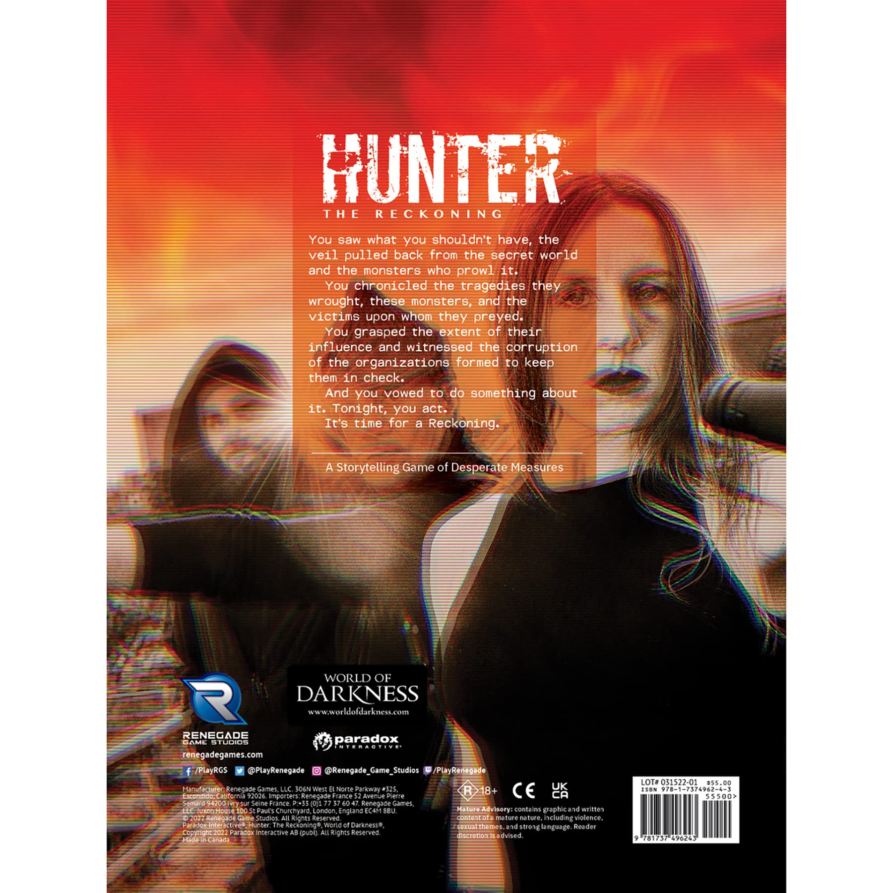 Foto 7 | Libro De Reglas Básico Del Juego De Rol Renegade Hunter 5th Edition - Venta Internacional.