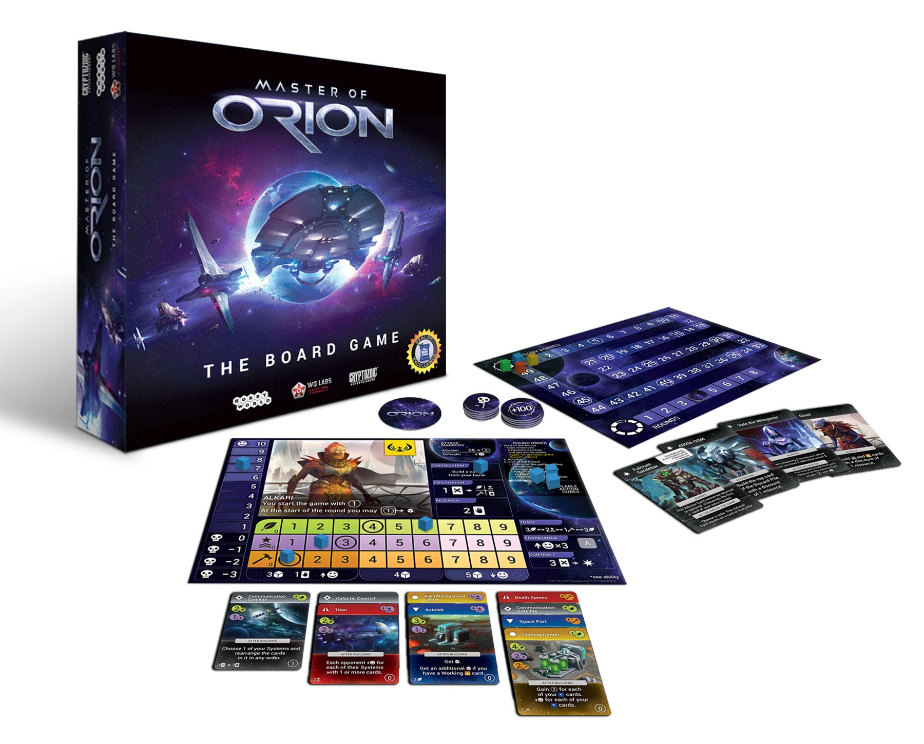 Foto 4 pulgar | Juego De Mesa Cryptozoic Entertainment Master Of Orion - Venta Internacional.