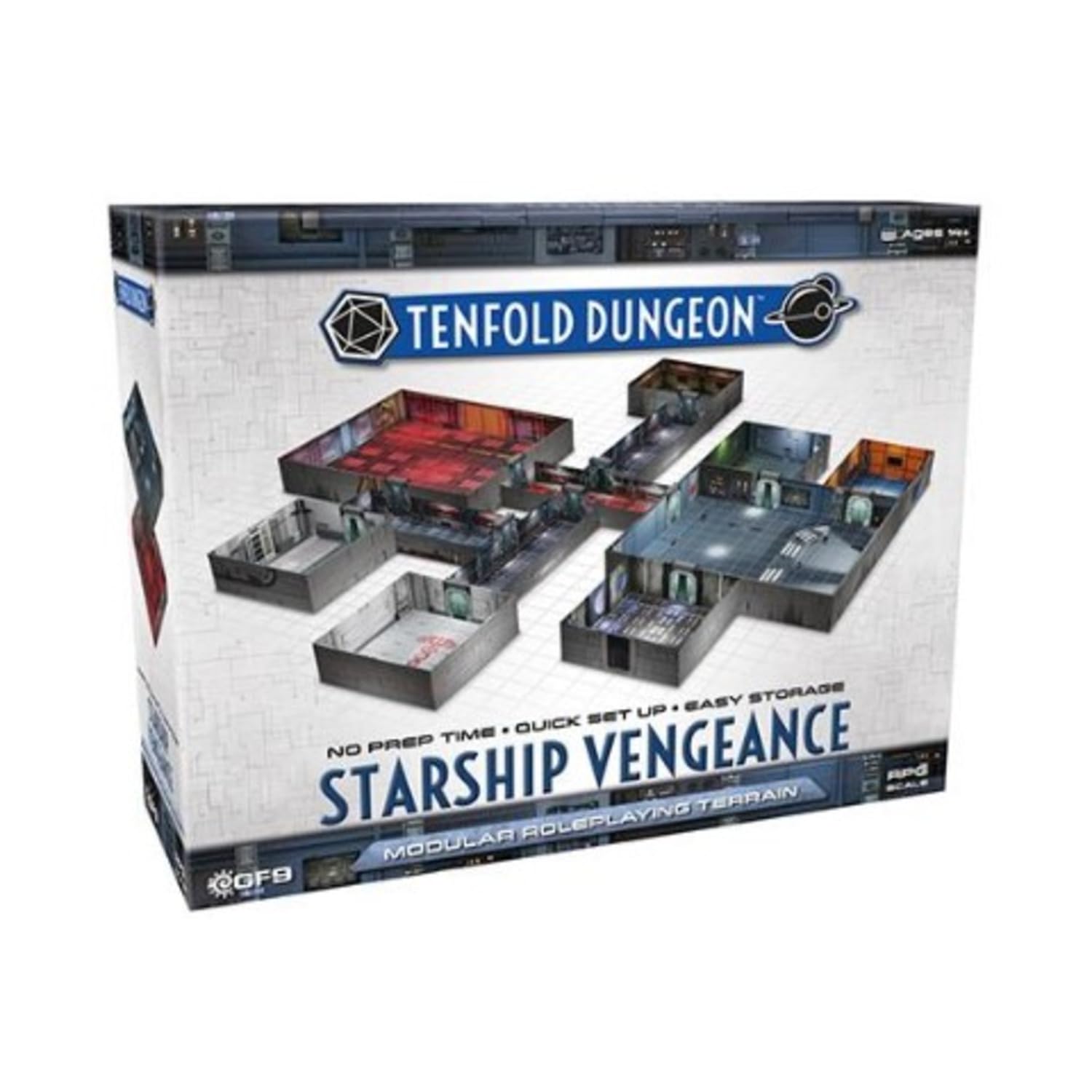 Foto 2 pulgar | Set Modular De Terreno Para Juegos De Rol Gale Force Nine Starship Ven - Venta Internacional.