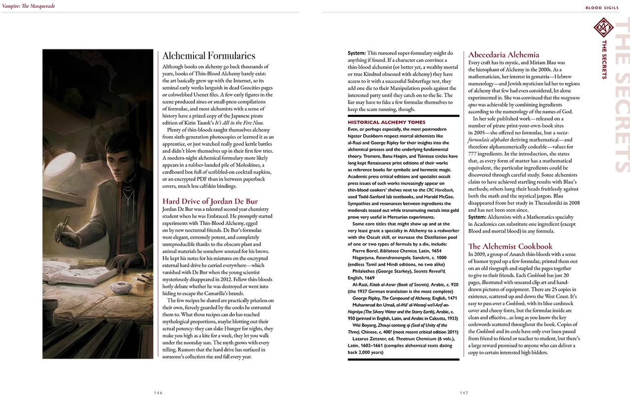 Foto 3 | Libro De Consulta Del Juego De Rol Vampire: The Masquerade 5th Ed. - Venta Internacional.