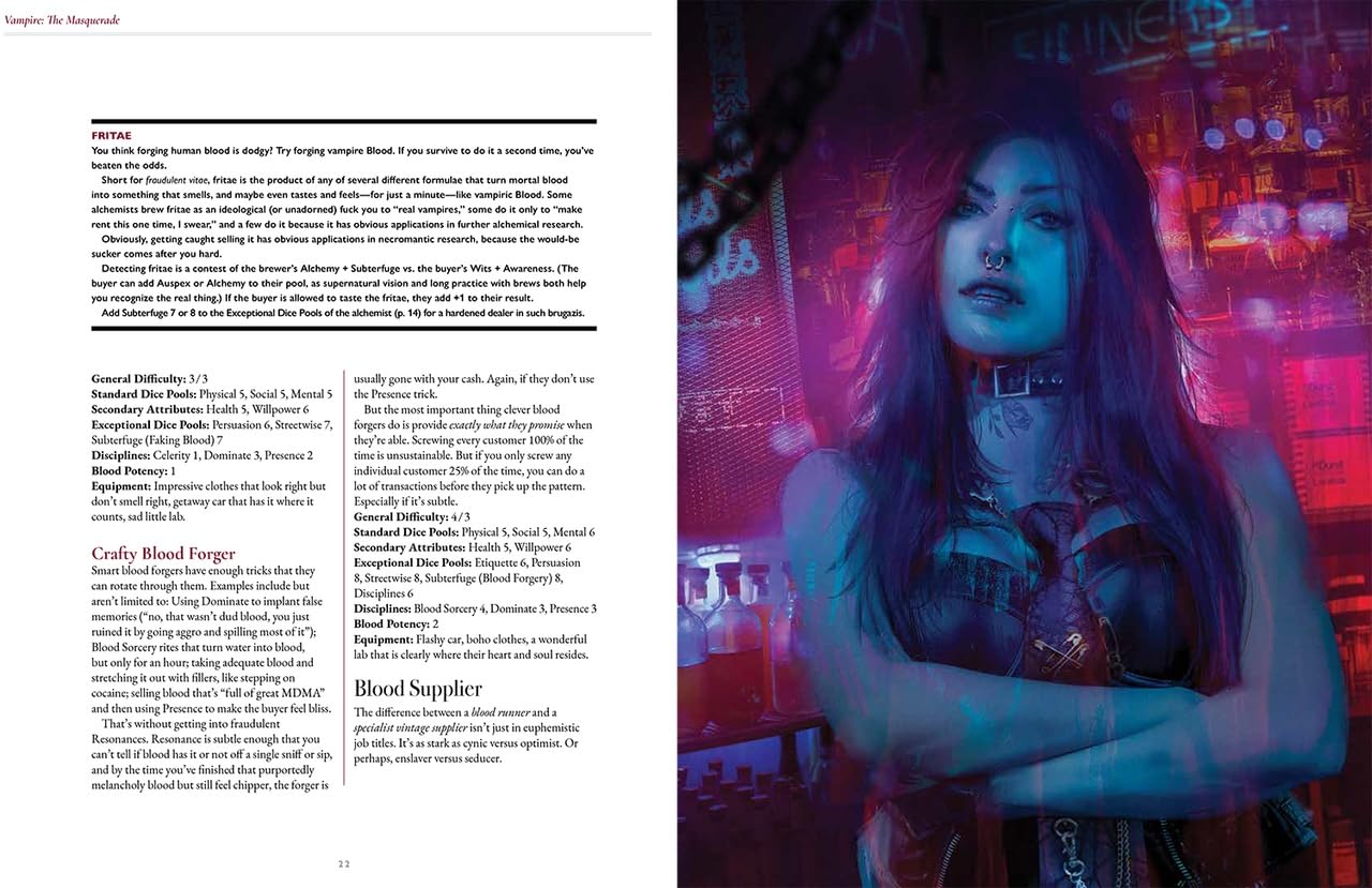 Foto 8 pulgar | Libro De Consulta Del Juego De Rol Vampire: The Masquerade 5th Ed. - Venta Internacional.