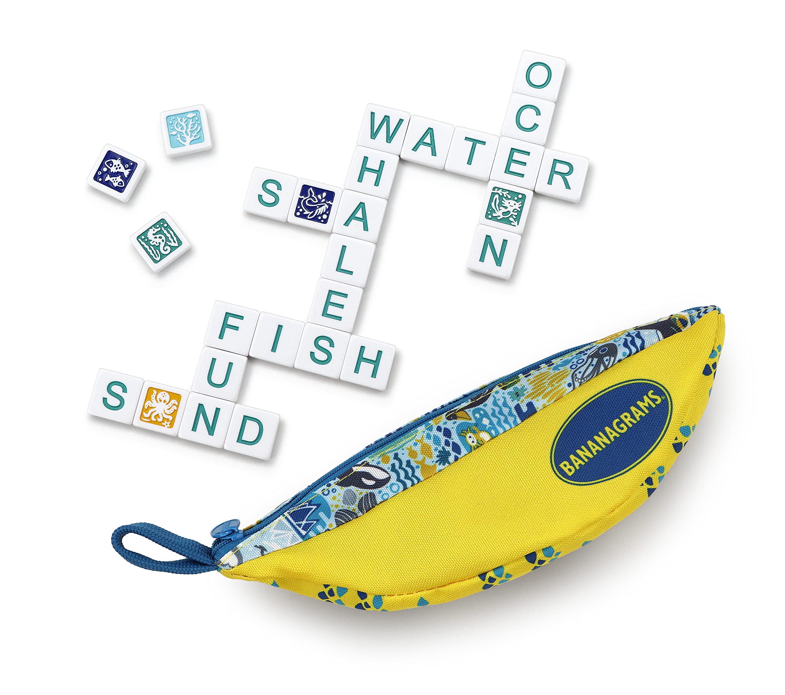 Foto 2 pulgar | Juego De Mesa Bananagrams Oceanic Edition Para Toda La Familia - Venta Internacional.