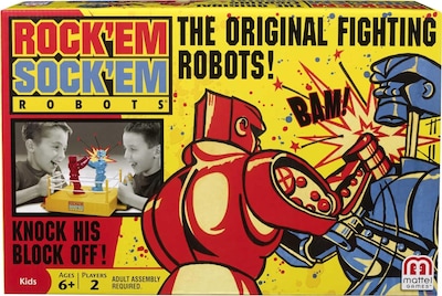Foto 6 | Ring De Boxeo Rock 'em Sock Em Robots De Toy Mattel Games - Venta Internacional.