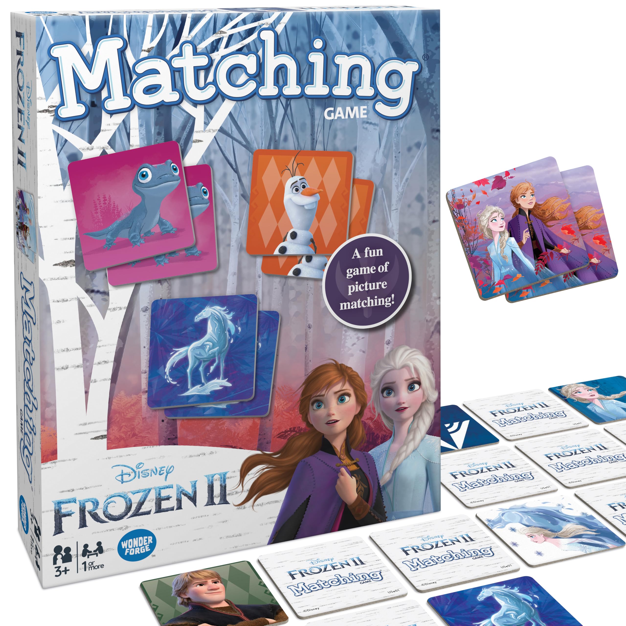 Foto 2 pulgar | Juego De Combinación De Recuerdos Wonder Forge Frozen 2 Para Niños De 3 A 5 Años - Venta Internacional.