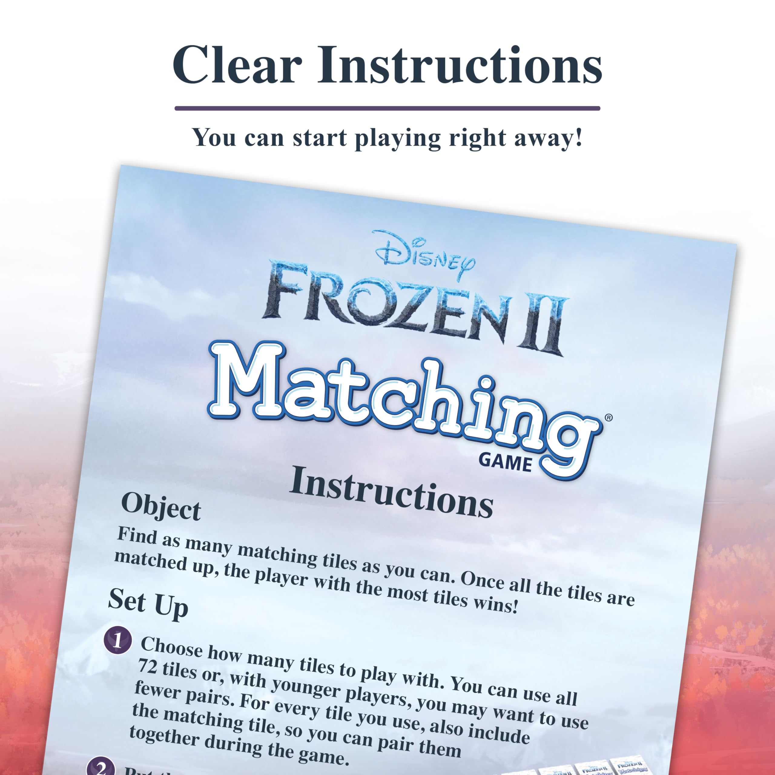 Foto 5 pulgar | Juego De Combinación De Recuerdos Wonder Forge Frozen 2 Para Niños De 3 A 5 Años - Venta Internacional.