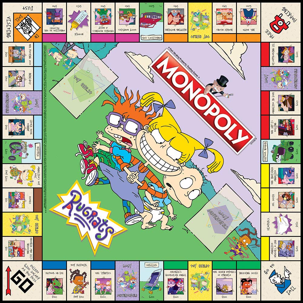 Foto 4 pulgar | Juego De Mesa Usapoly Monopoly Rugrats Nickelodean Series - Venta Internacional.