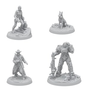 Foto 4 | Set De Miniaturas Fallout The Series Hollywood Heroes - Venta Internacional.