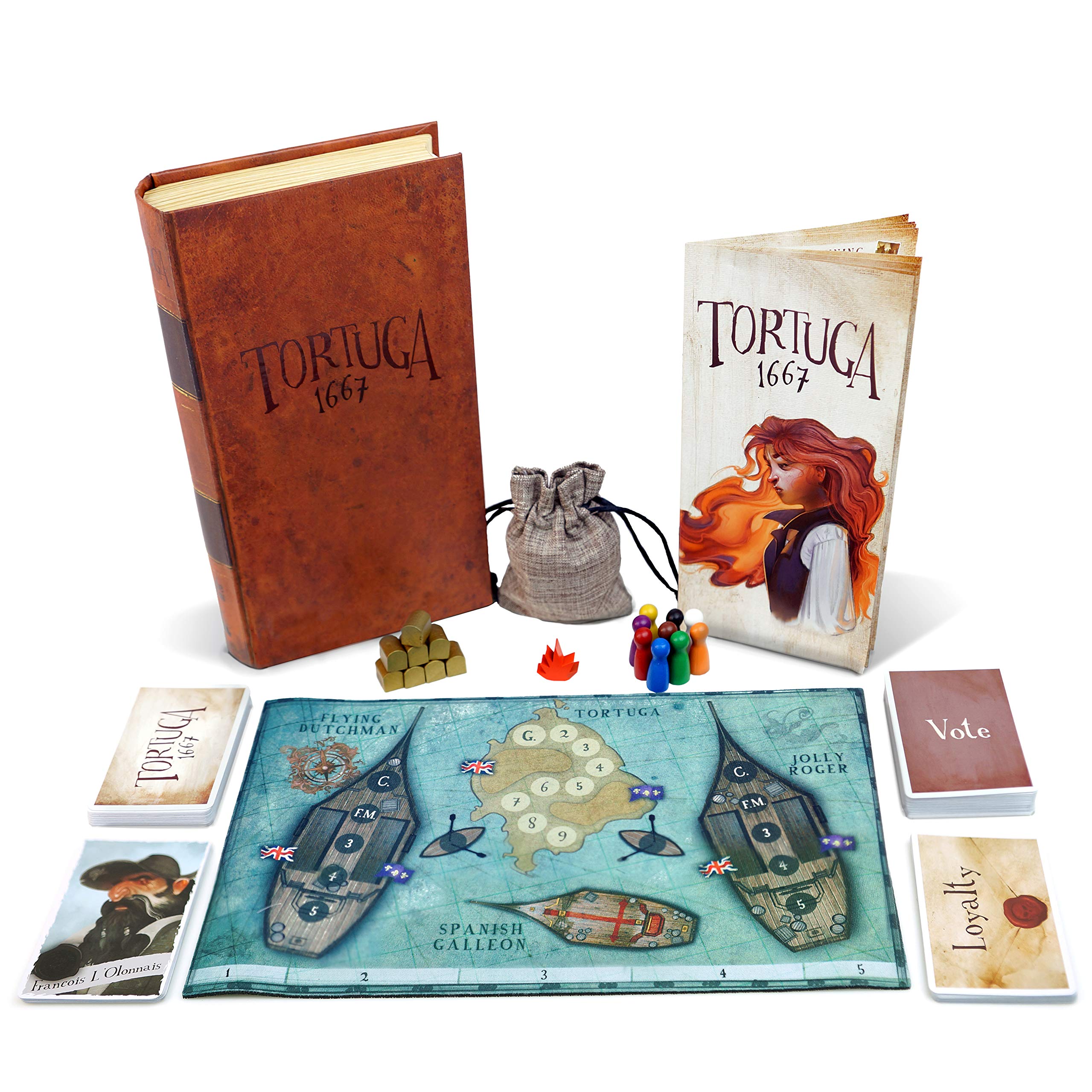 Juego De Mesa Facade Games Tortuga 1667 Treasure Plunder 2-9 - Venta Internacional.