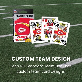 Foto 4 | Baraja De Fútbol De Los Buffalo Bills De Playing Cards Masterpieces Nfl - Venta Internacional.