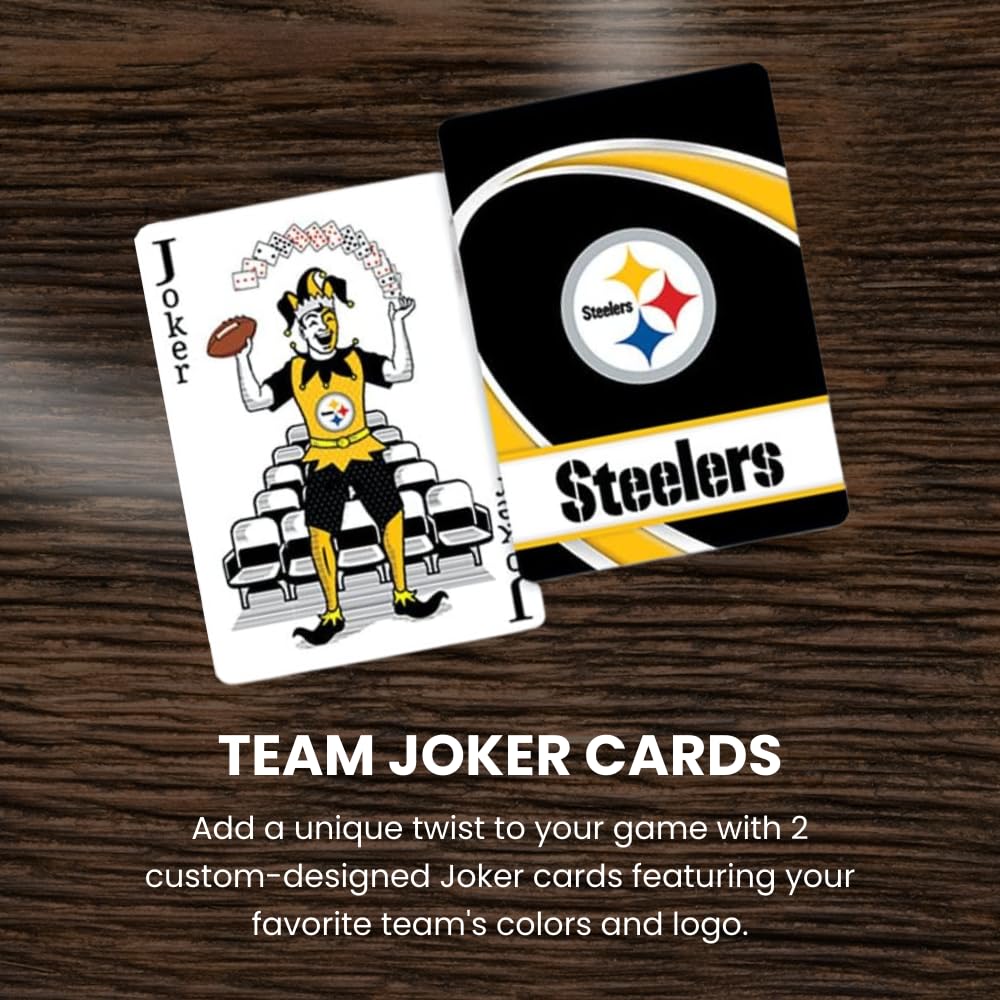 Foto 6 | Baraja De Fútbol De Los Buffalo Bills De Playing Cards Masterpieces Nfl - Venta Internacional.