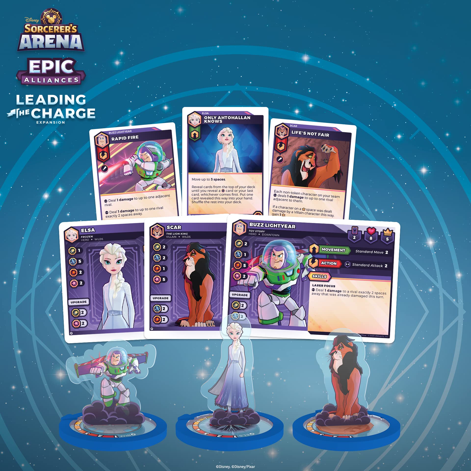Foto 3 pulgar | Juego De Mesa Disney Sorcerer's Arena: Epic Alliances Expansion - Venta Internacional.