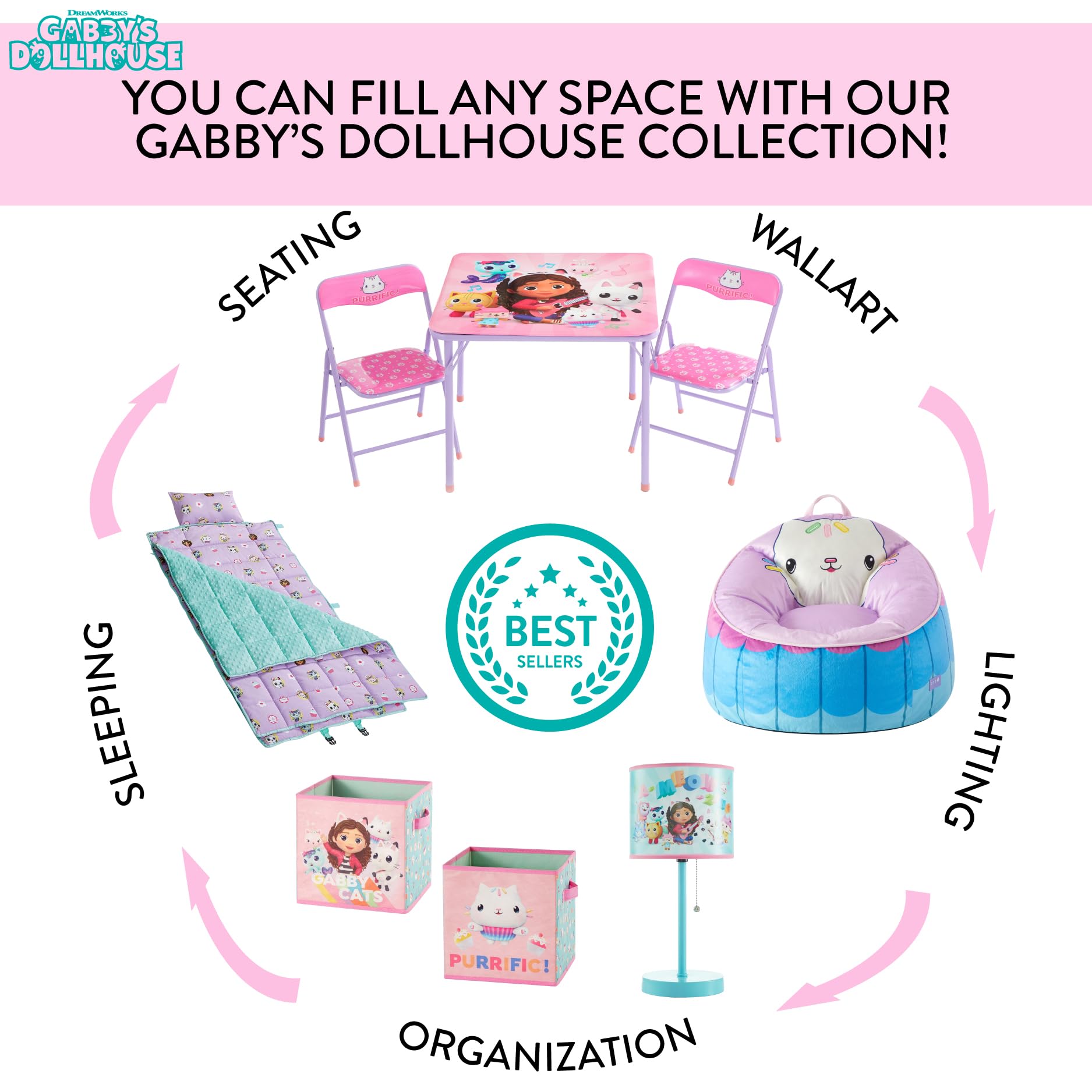 Foto 6 pulgar | Bandolera Gabbys Dollhouse Para Niños Mayores De 3 Años - Venta Internacional.