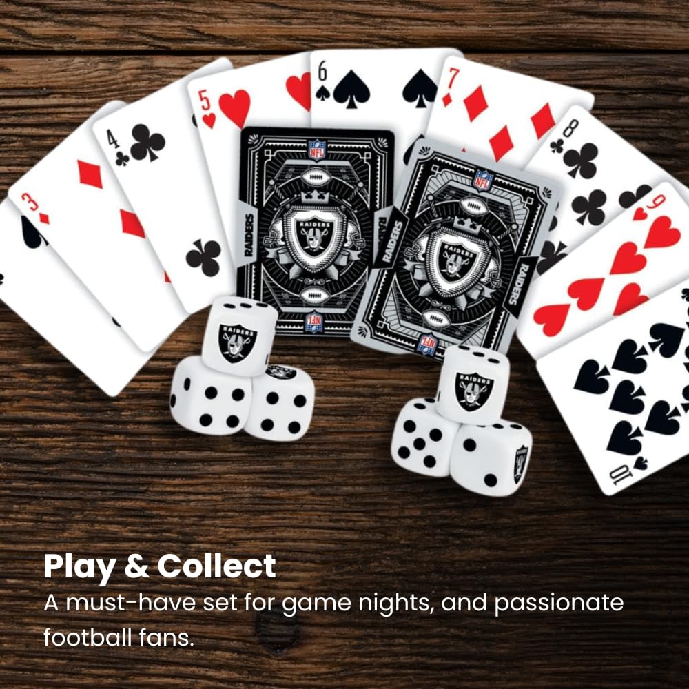 Foto 7 pulgar | Paquete De Cartas Y Dados Masterpieces Nfl Buffalo Bills - Venta Internacional.