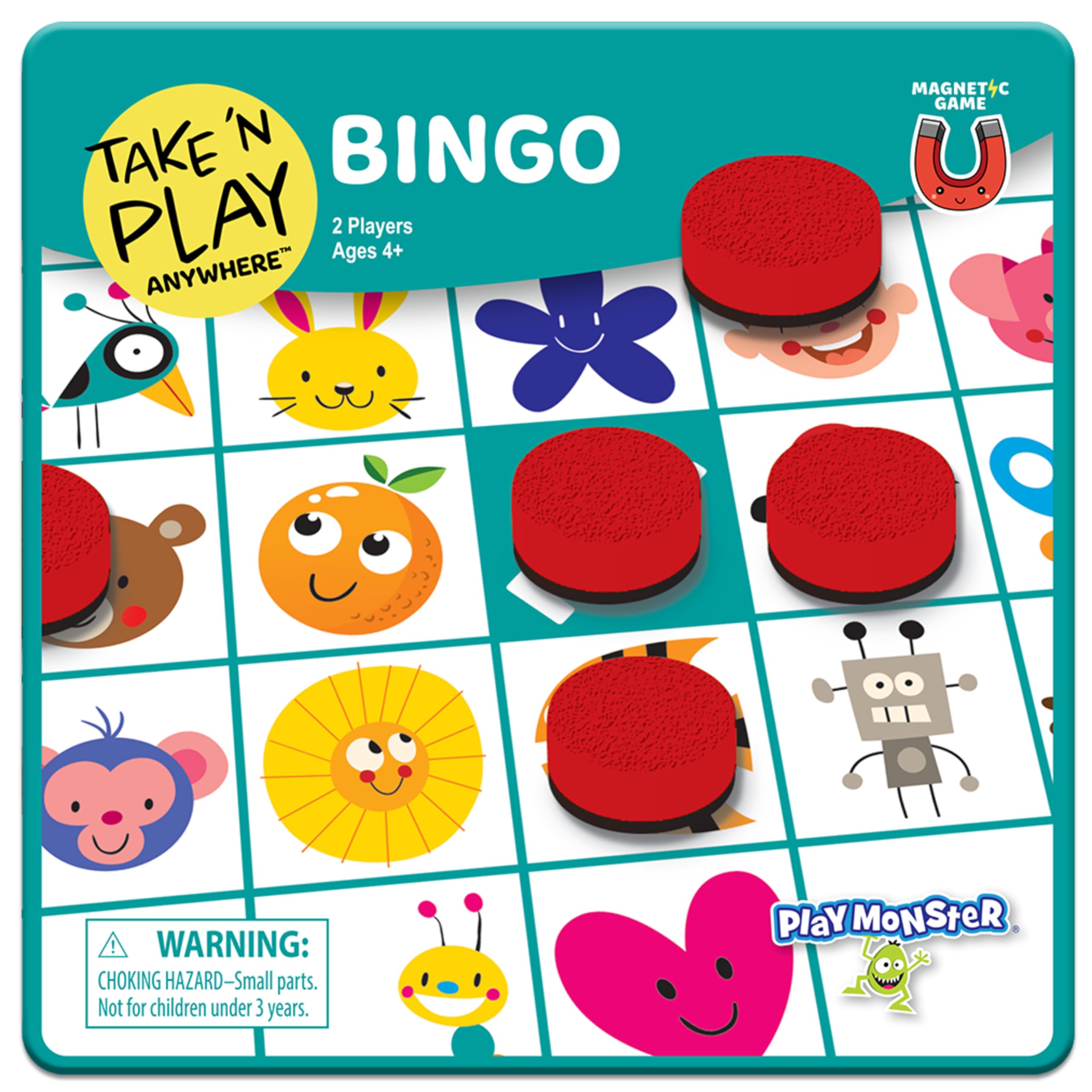 Foto 1 | Juego De Bingo Playmonster Take N Play Anywhere Magnetic 4+ - Venta Internacional.