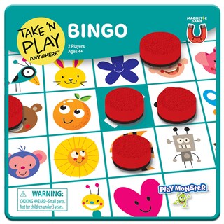 Foto 1 | Juego De Bingo Playmonster Take N Play Anywhere Magnetic 4+ - Venta Internacional.