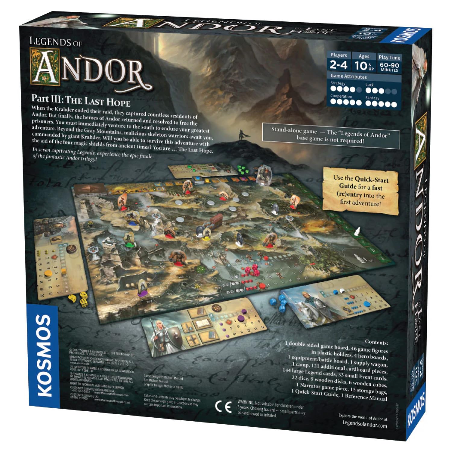 Foto 3 pulgar | Juego De Mesa Thames & Kosmos Legends Of Andor, Parte Iii - Venta Internacional.