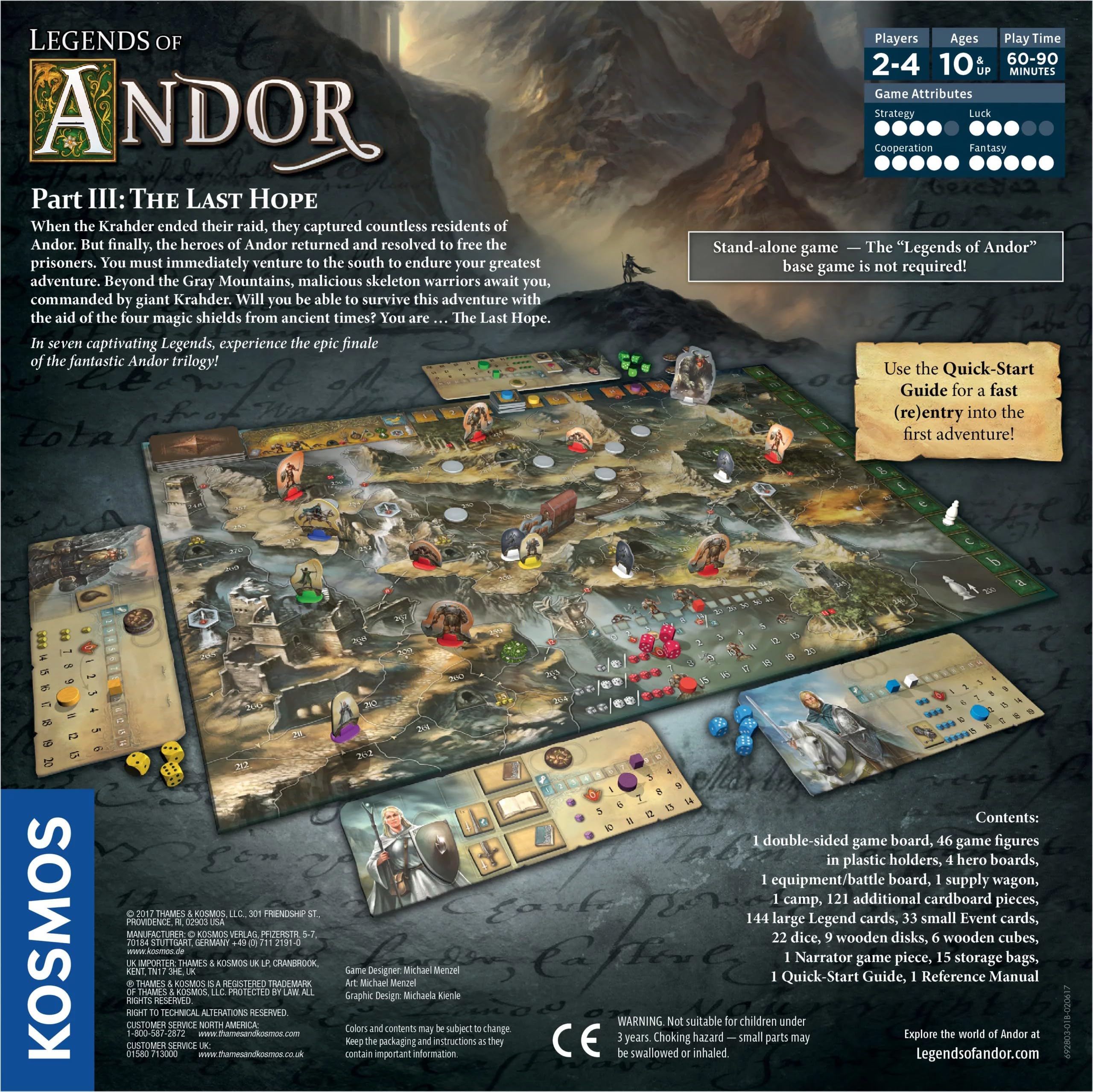 Foto 4 pulgar | Juego De Mesa Thames & Kosmos Legends Of Andor, Parte Iii - Venta Internacional.