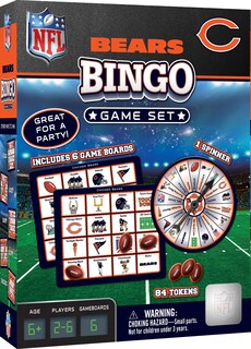Foto 1 | Juego De Bingo Masterpieces Juegos Para Niños Nfl Chicago Bears - Venta Internacional.