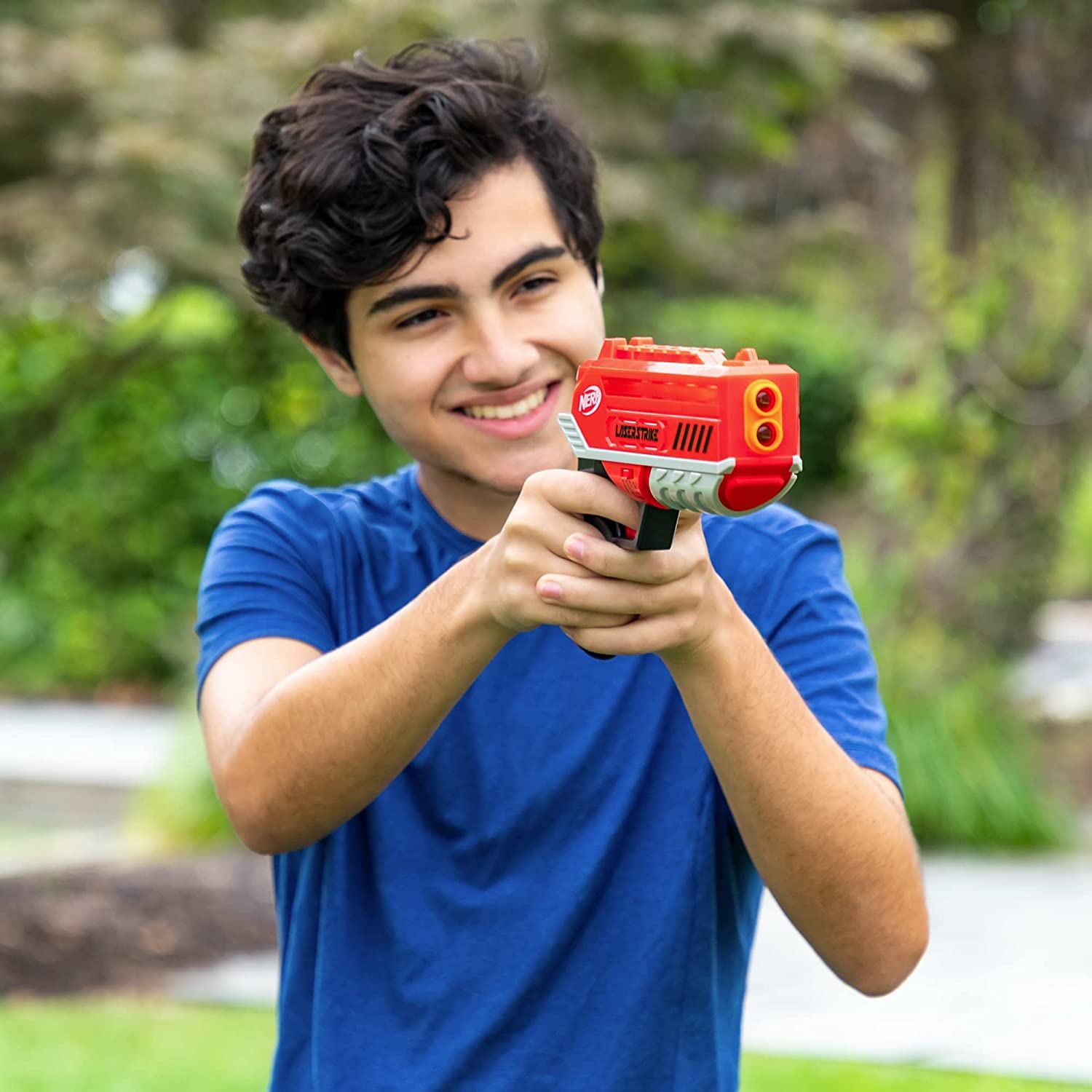 Foto 8 pulgar | Juego De Laser Tag Nerf Laser Strike Para 4 Jugadores Con 4 Lanzadores Y Fundas - Venta Internacional.