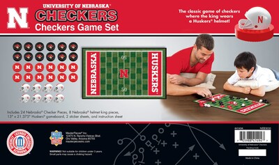 Foto 3 | Juego De Mesa Damas Masterpieces Ncaa Nebraska Cornhuskers - Venta Internacional.