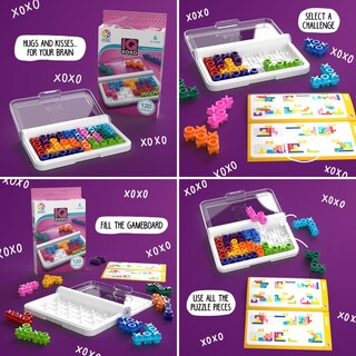 Foto 5 | Juego De Viajes Smartgames Iq Xoxo Con 120 Desafíos Durante Más De 6 Años - Venta Internacional.