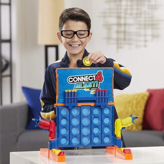 Foto 1 | ¡conecta 4 Blast! Juego Desarrollado Por Nerf Con Lanzadores Y Dardos - Venta Internacional.
