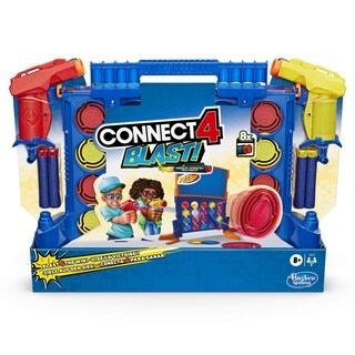 Foto 3 | ¡conecta 4 Blast! Juego Desarrollado Por Nerf Con Lanzadores Y Dardos - Venta Internacional.