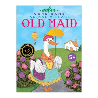 Foto 2 | Juego De Cartas Eeboo Animal Old Maid Para Niños Mayores De 5 Años - Venta Internacional.