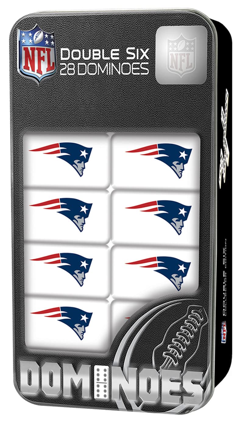 Juego De Dominó Masterpieces, Coleccionista De Los New England Patriots De La Nfl - Venta Internacional.