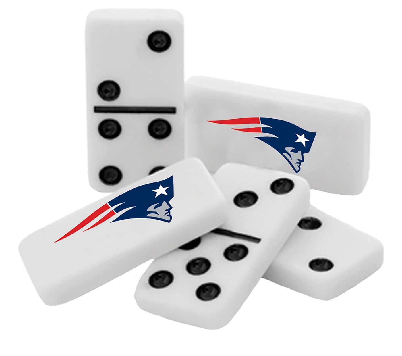 Foto 3 pulgar | Juego De Dominó Masterpieces, Coleccionista De Los New England Patriots De La Nfl - Venta Internacional.