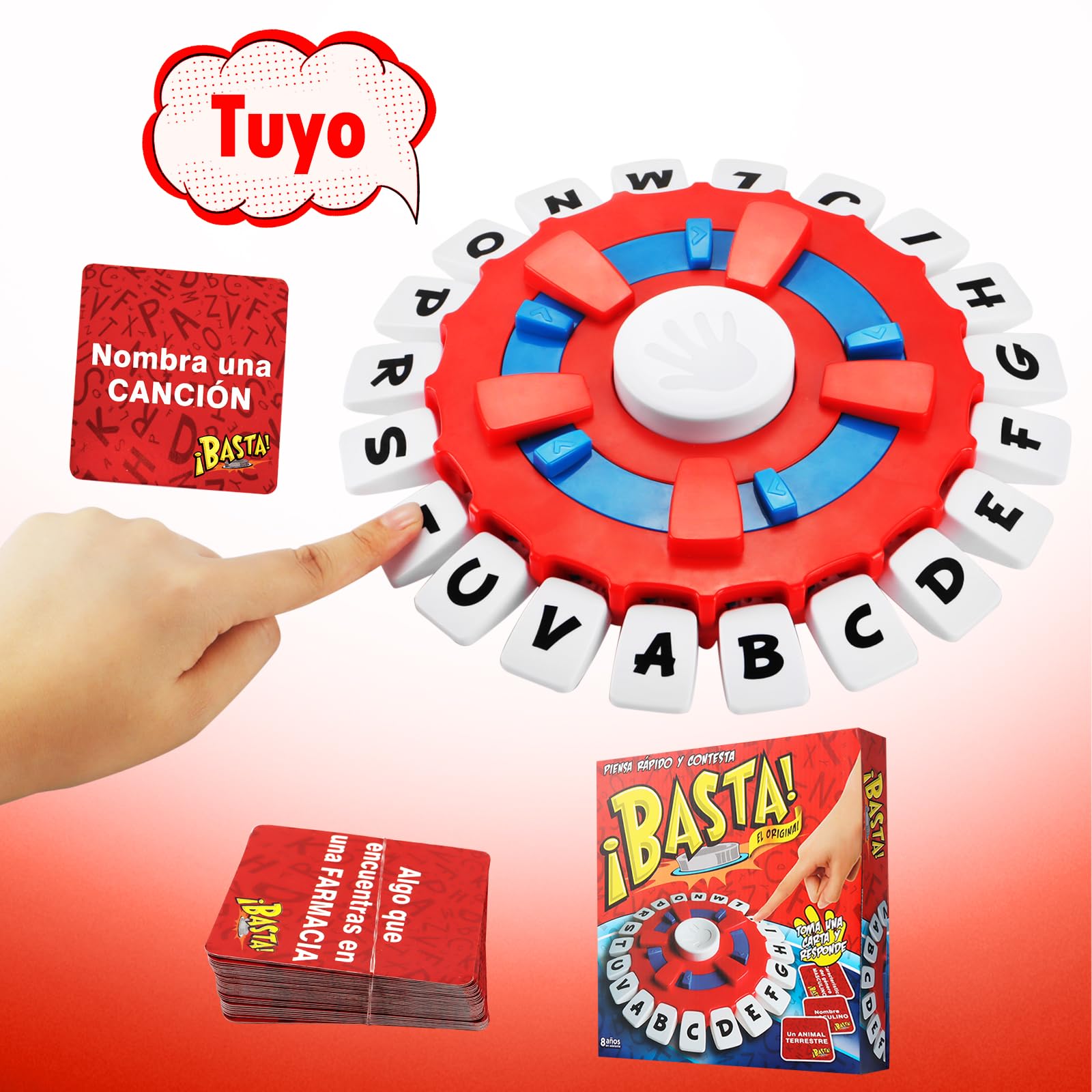 Foto 4 pulgar | Juego De Mesa Basta 2025 Fotn Spanish Word Fast-paced Family - Venta Internacional.