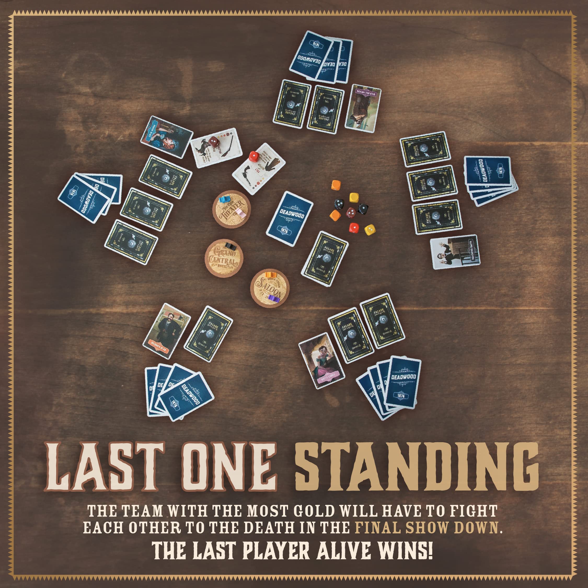 Foto 5 pulgar | Juego De Mesa Facade Games Deadwood 1876 Old West 2-9 Jugadores - Venta Internacional.