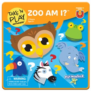 Foto 1 | Juego De Mesa Playmonster Take N Play Anywhere Zoo Am I 6+ - Venta Internacional.