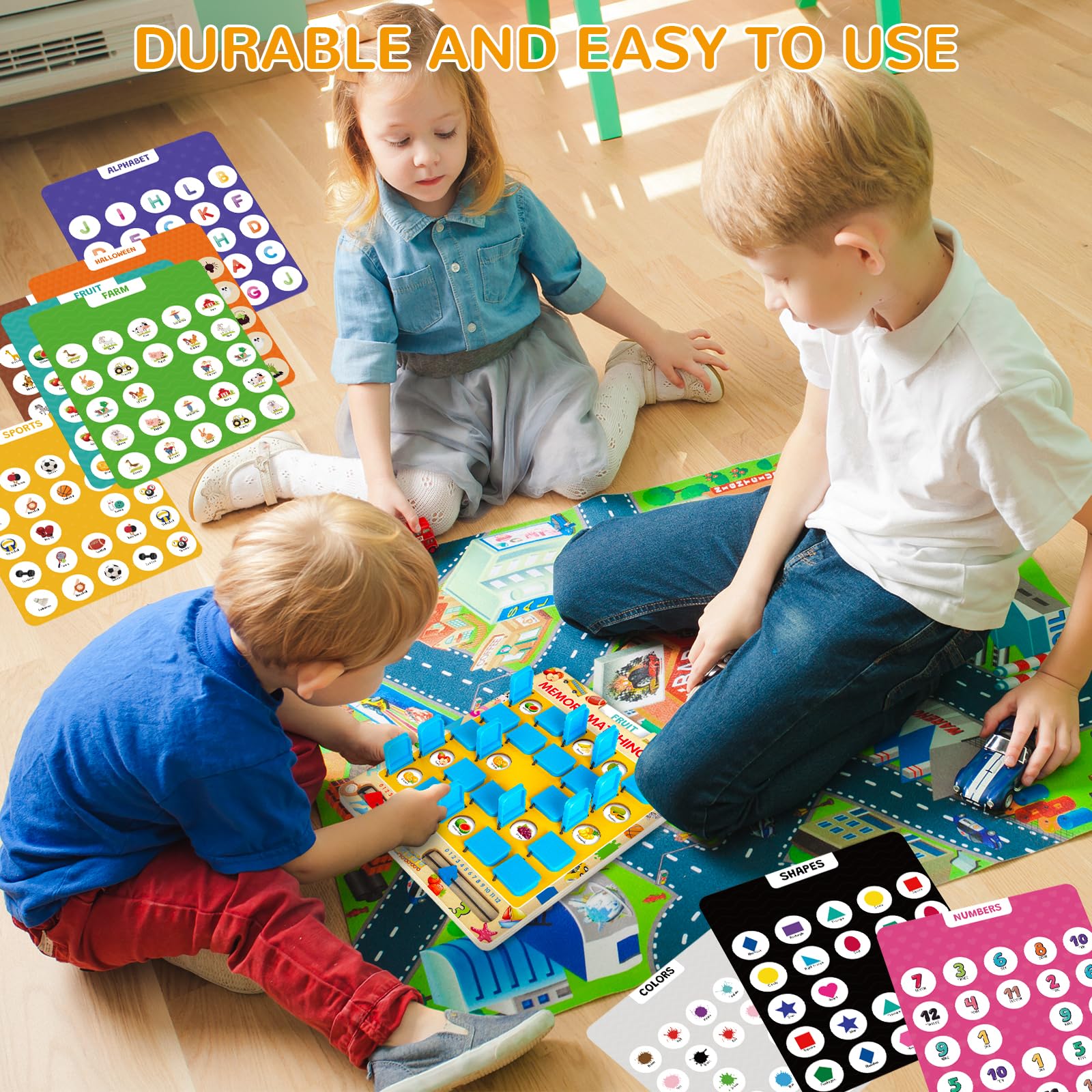 Foto 7 pulgar | Juego De Memoria A Juego Aberlls Para Niños De 3 A 8 Años - Venta Internacional.