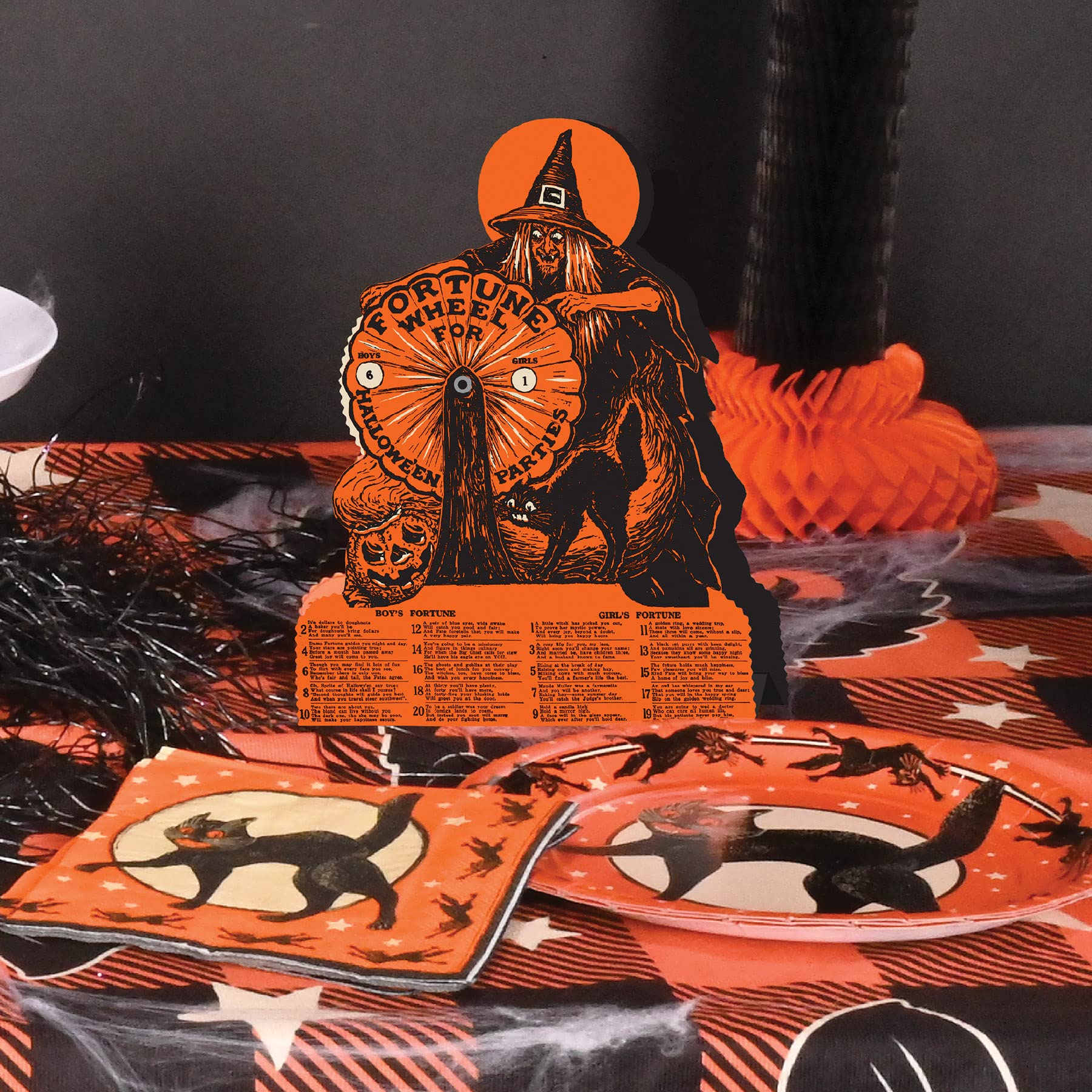 Foto 5 pulgar | Juego Fortune Wheel Beistle Witch, Estilo Vintage, Halloween - Venta Internacional.