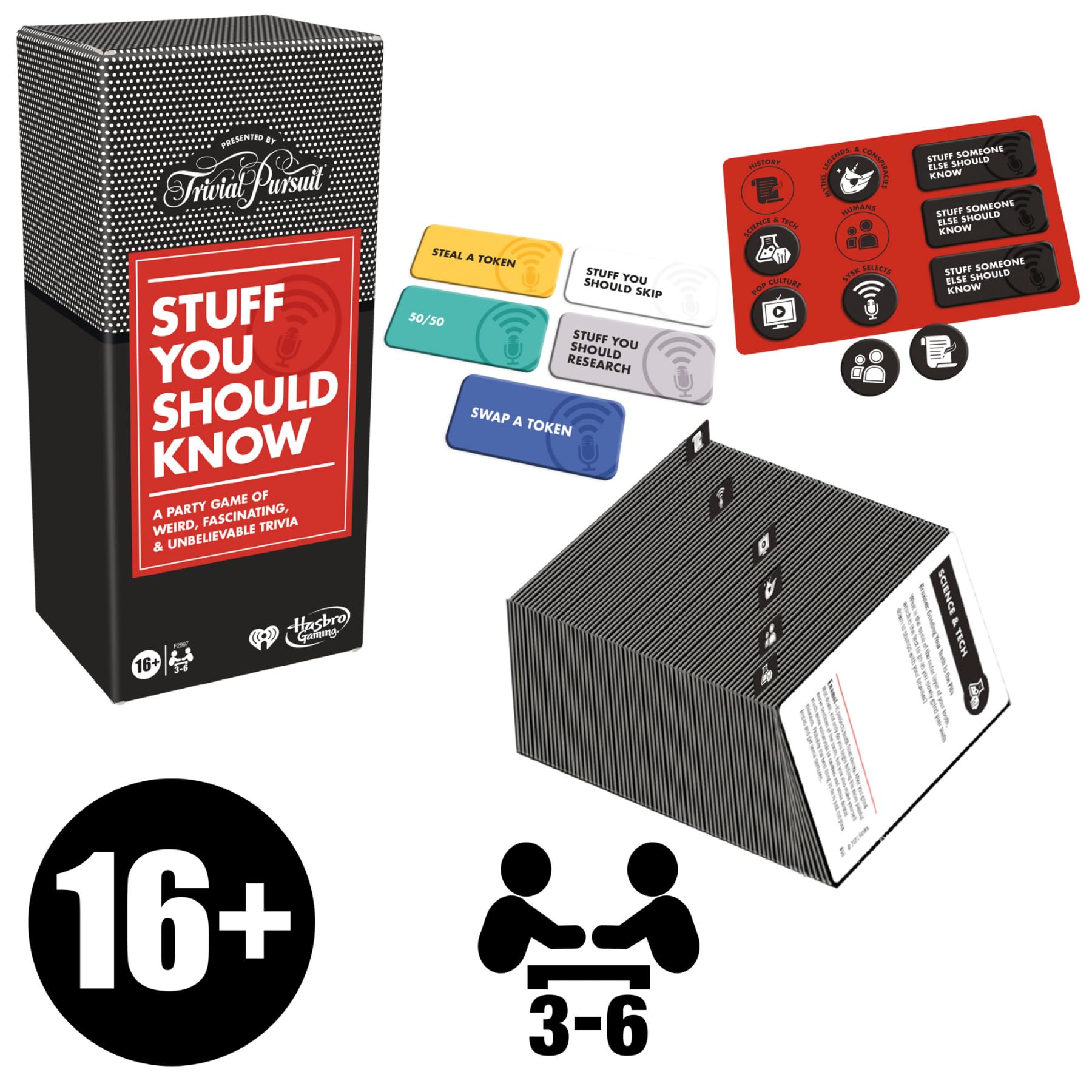 Foto 2 | Juego De Mesa Hasbro Gaming Trivial Pursuit Cosas Que Debes Saber - Venta Internacional.
