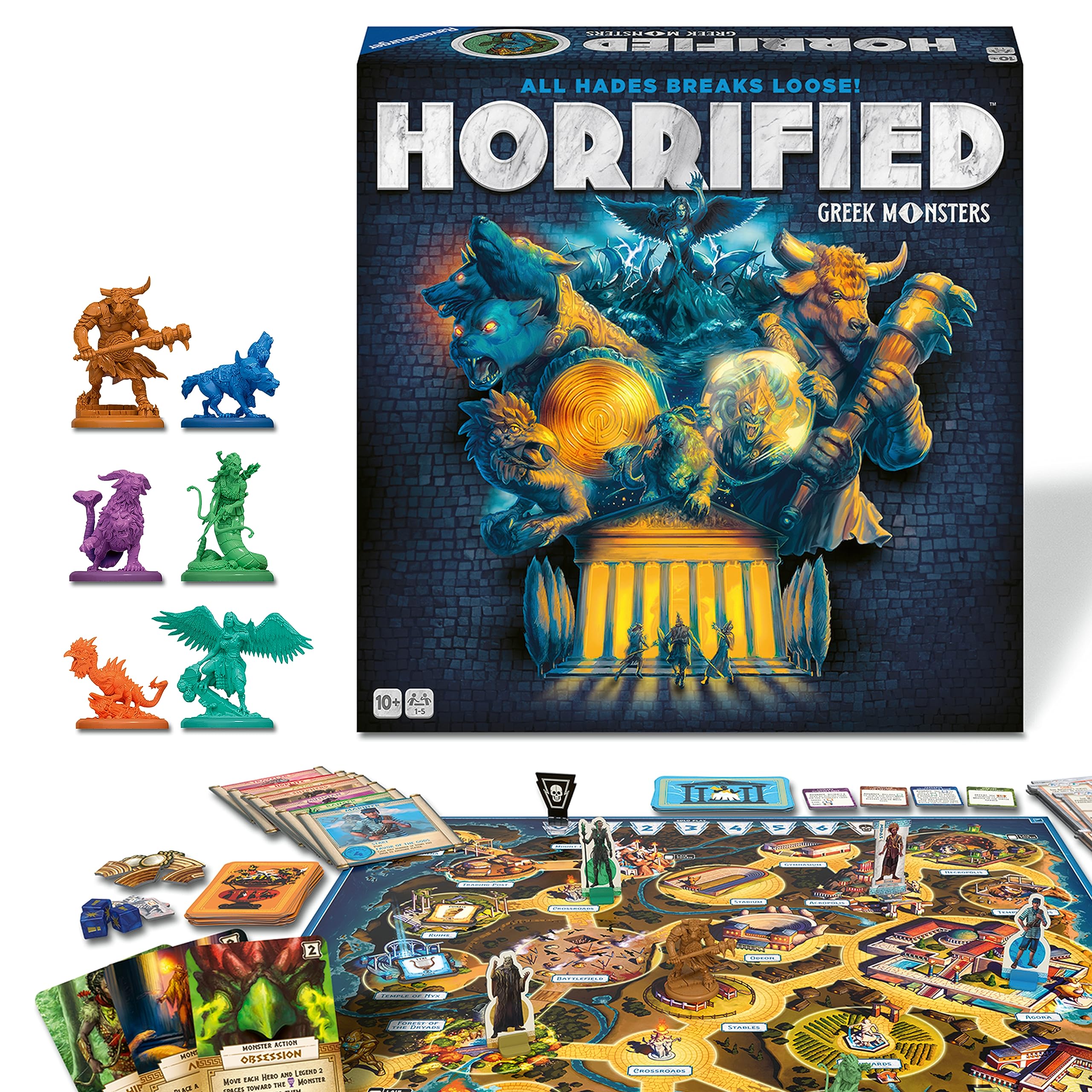 Foto 2 pulgar | Juego De Mesa Ravensburger Horrified: Greek Monsters Age 10+ - Venta Internacional.
