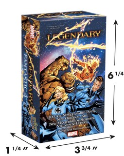 Foto 2 | Juego De Mazos De Expansión Legendary Marvel Fantastic Four 100 Cards - Venta Internacional.