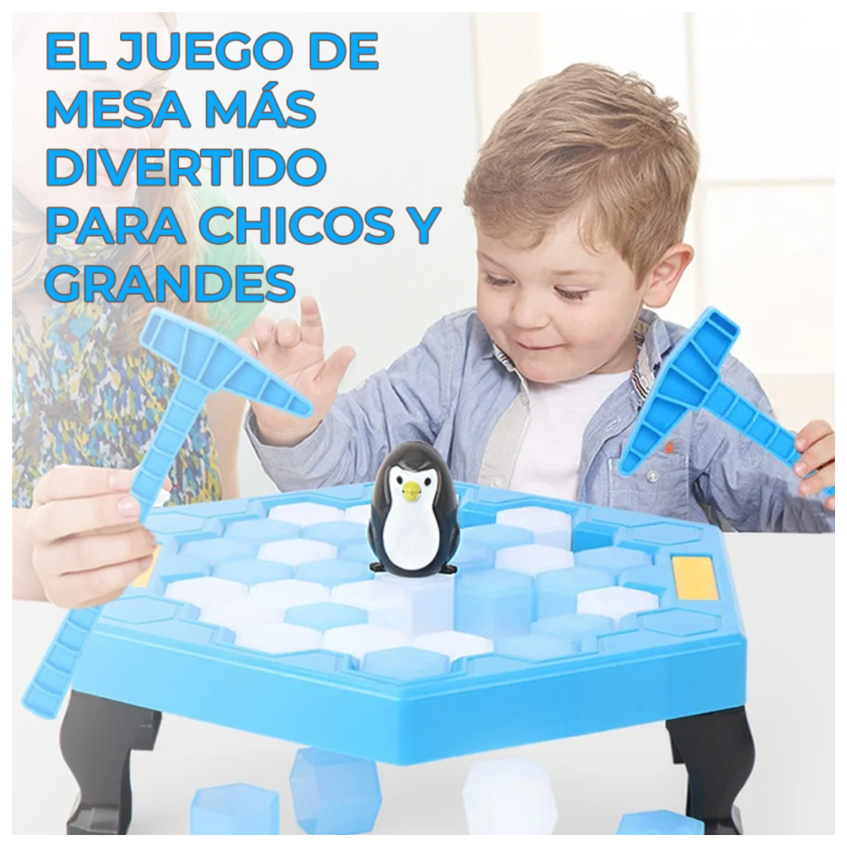 Foto 7 pulgar | Salva Al Pingüino Rompe Bloques De Hielo Juego De Mesa Divertido